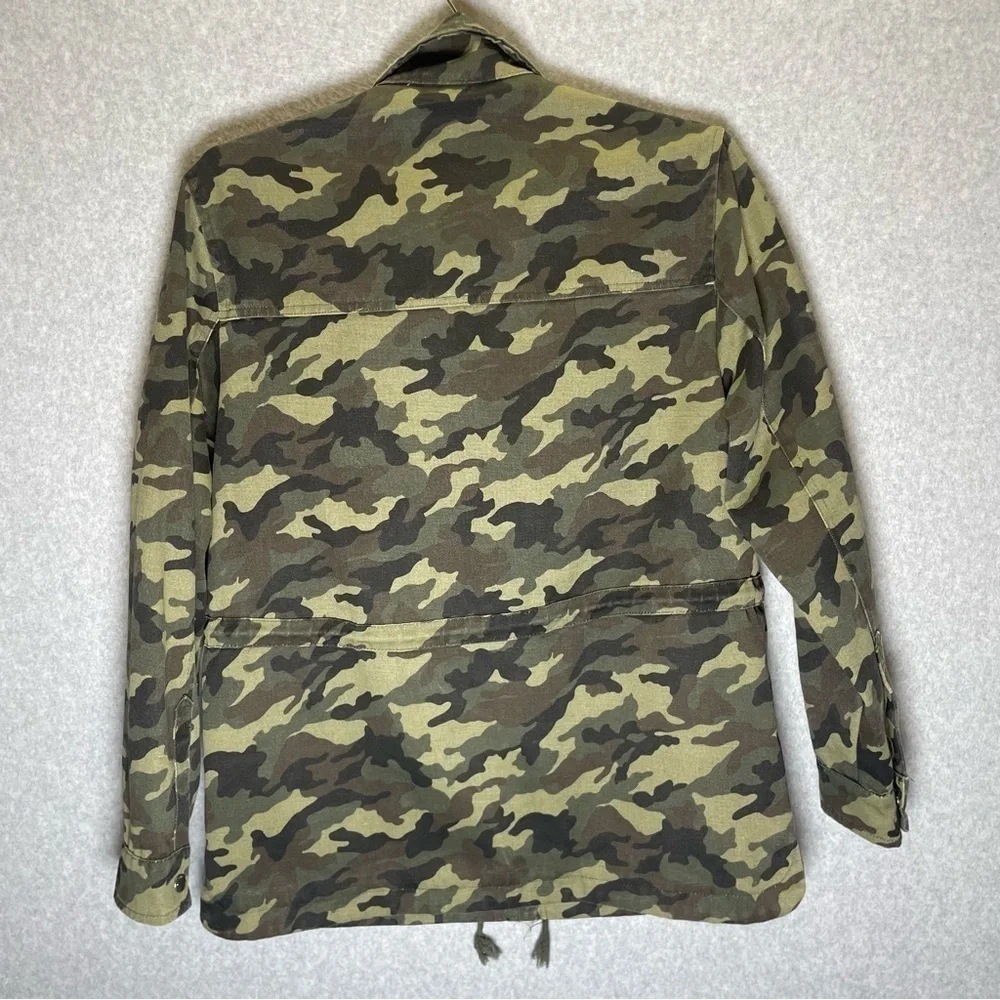Blank NYC Camo Printed Twill Utility Jacket